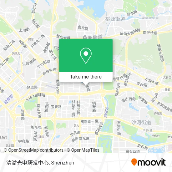 清溢光电研发中心 map