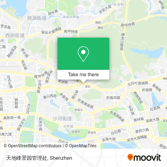 天地峰景园管理处 map