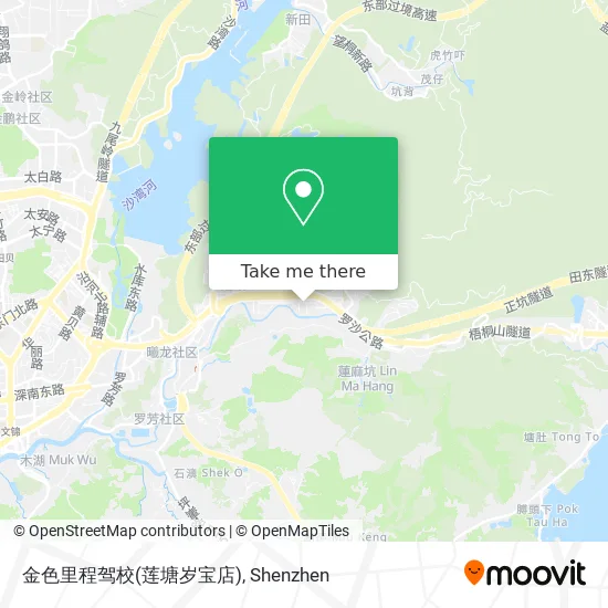 金色里程驾校(莲塘岁宝店) map