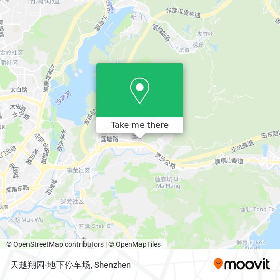 天越翔园-地下停车场 map