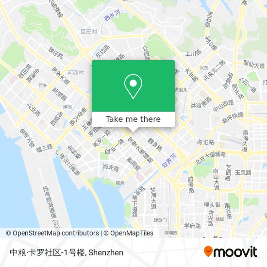 中粮·卡罗社区-1号楼 map