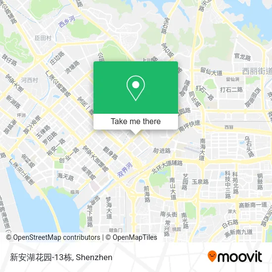 新安湖花园-13栋 map