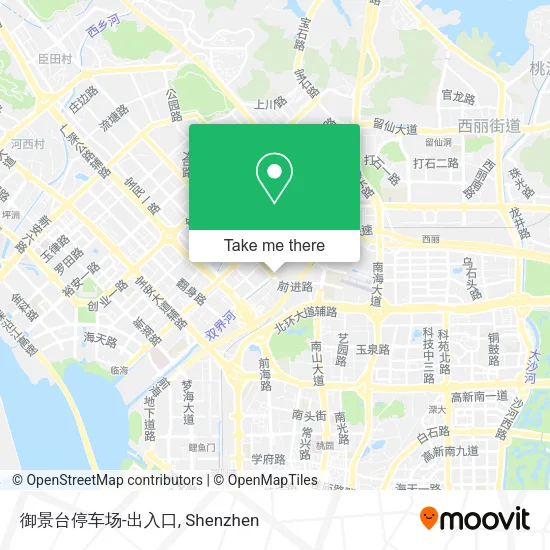 御景台停车场-出入口 map
