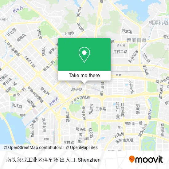 南头兴业工业区停车场-出入口 map