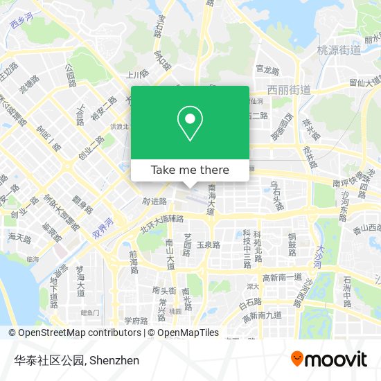 华泰社区公园 map