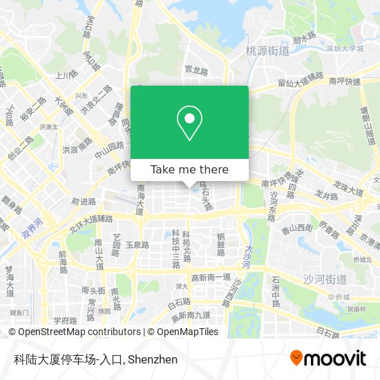 科陆大厦停车场-入口 map