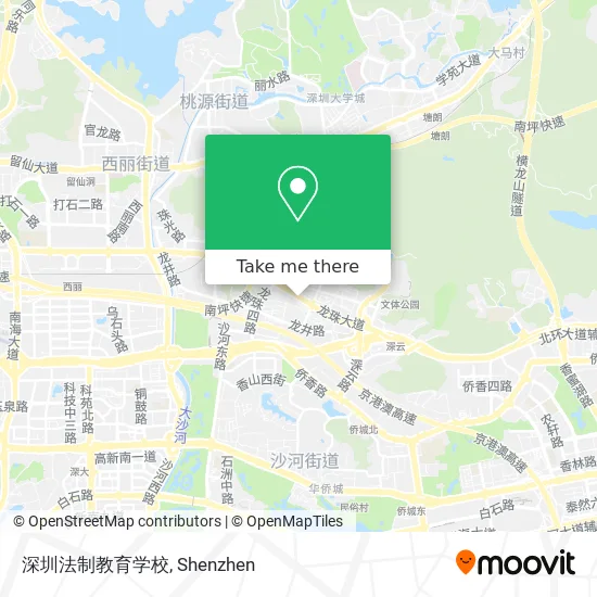 深圳法制教育学校 map