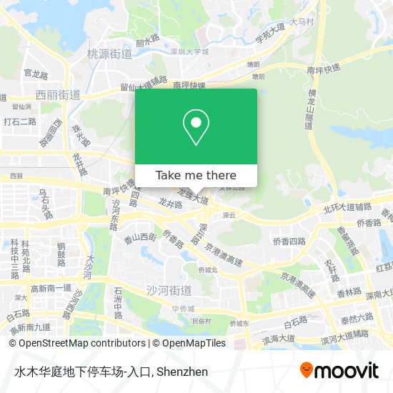 水木华庭地下停车场-入口 map