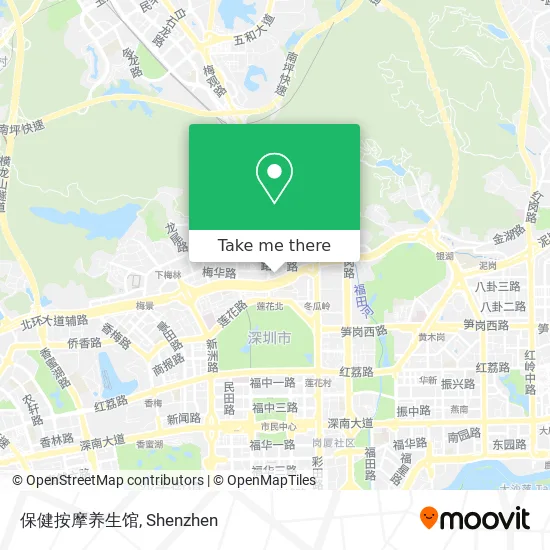 保健按摩养生馆 map