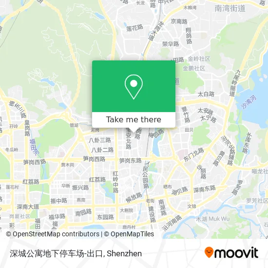 深城公寓地下停车场-出口 map