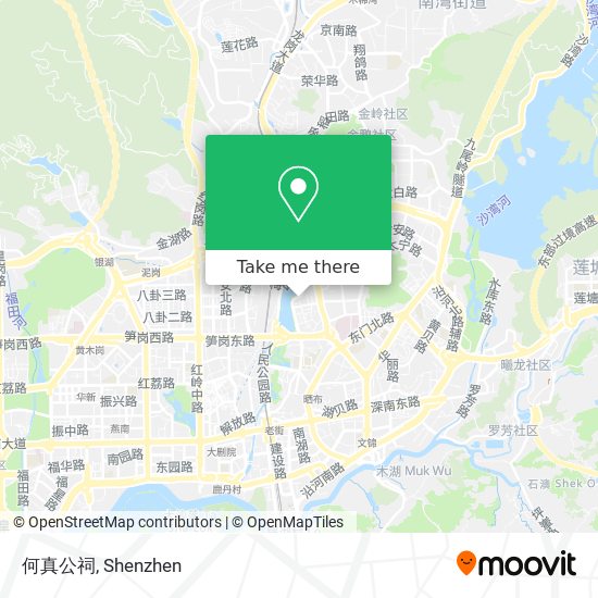 何真公祠 map