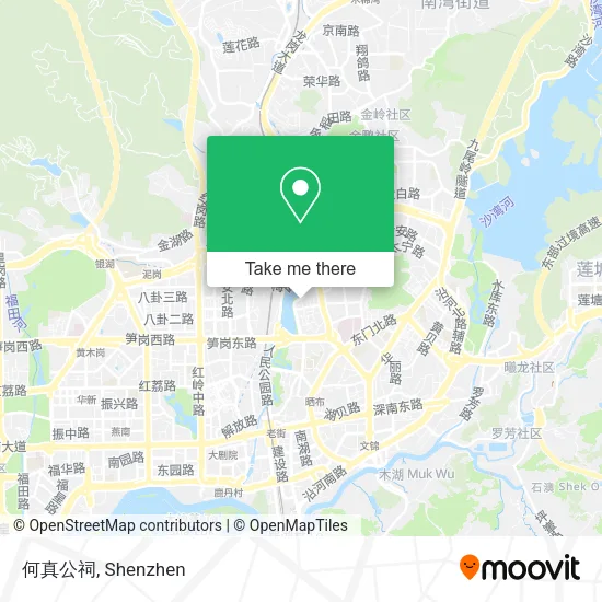 何真公祠 map