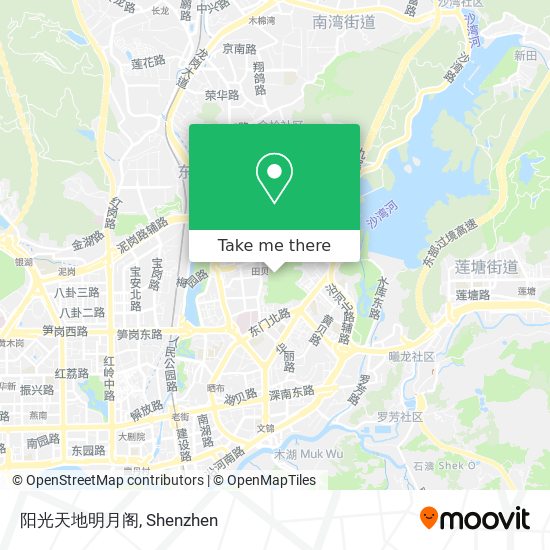 阳光天地明月阁 map
