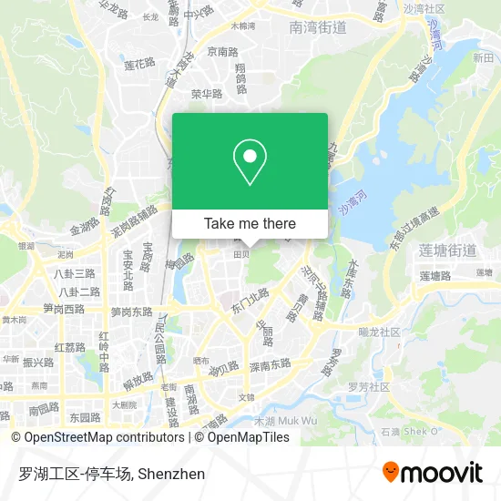 罗湖工区-停车场 map