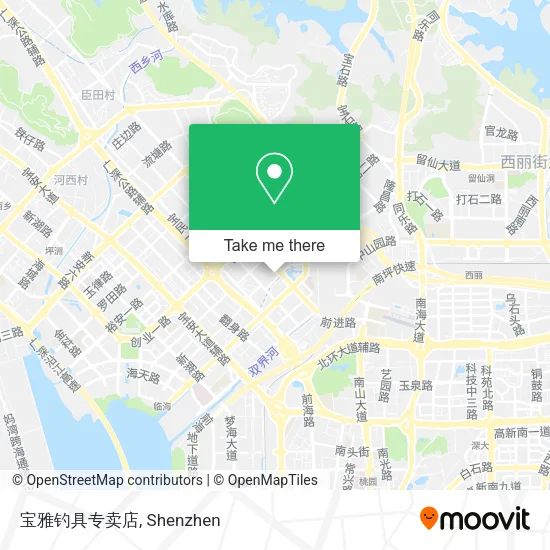宝雅钓具专卖店 map