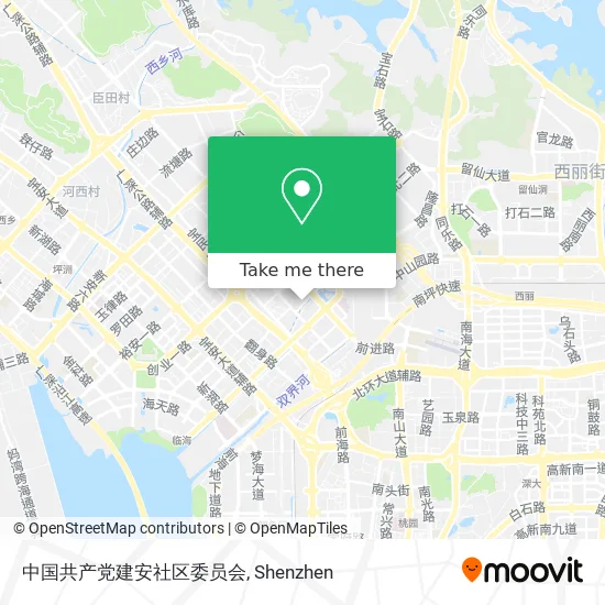中国共产党建安社区委员会 map