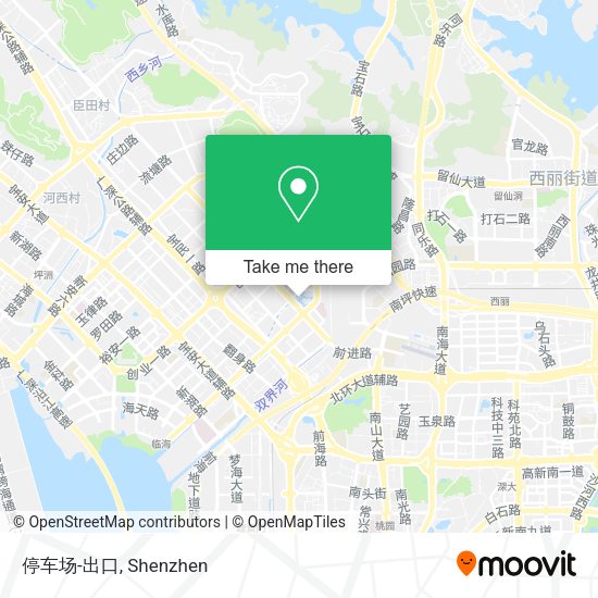 停车场-出口 map