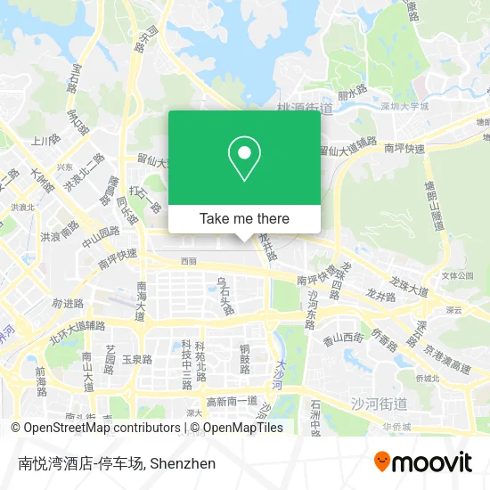 南悦湾酒店-停车场 map
