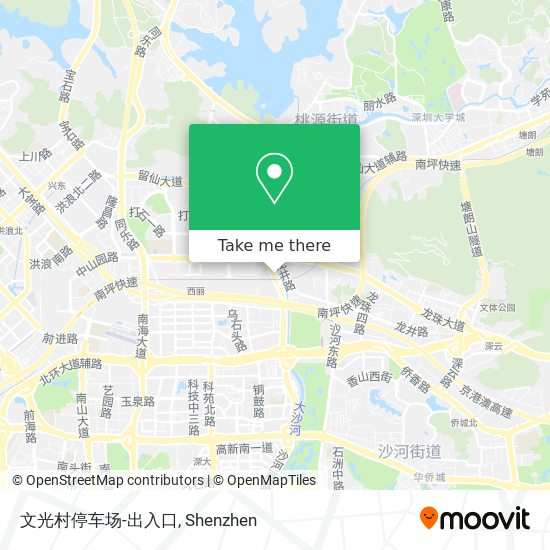 文光村停车场-出入口 map