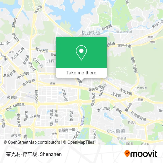 茶光村-停车场 map