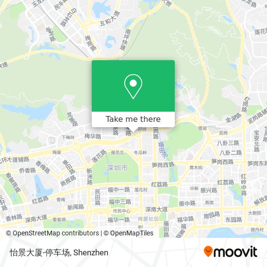 怡景大厦-停车场 map