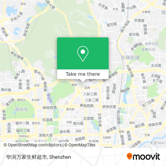 华润万家生鲜超市 map