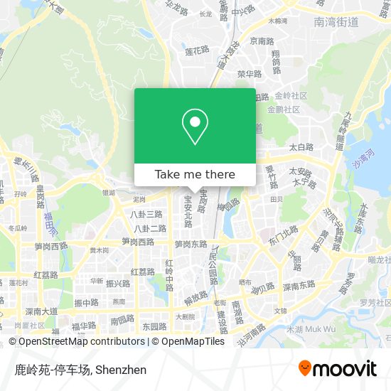 鹿岭苑-停车场 map