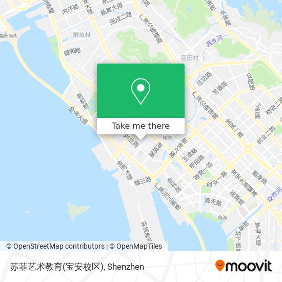 苏菲艺术教育(宝安校区) map