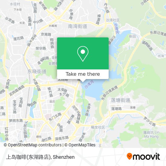 上岛咖啡(东湖路店) map