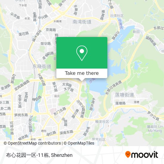 布心花园一区-11栋 map