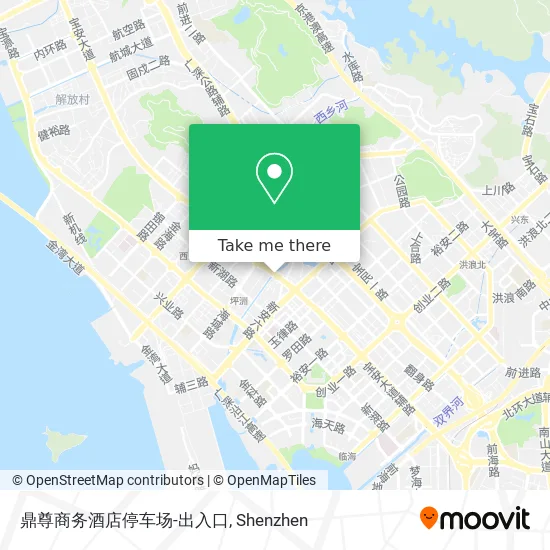 鼎尊商务酒店停车场-出入口 map