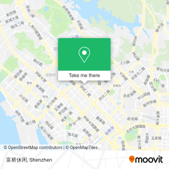 富桥休闲 map