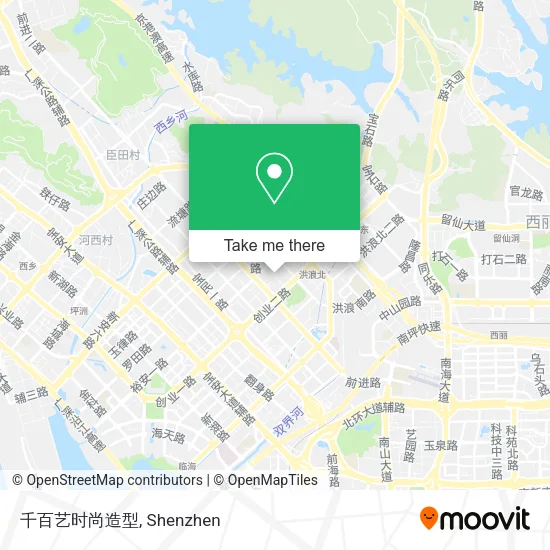 千百艺时尚造型 map