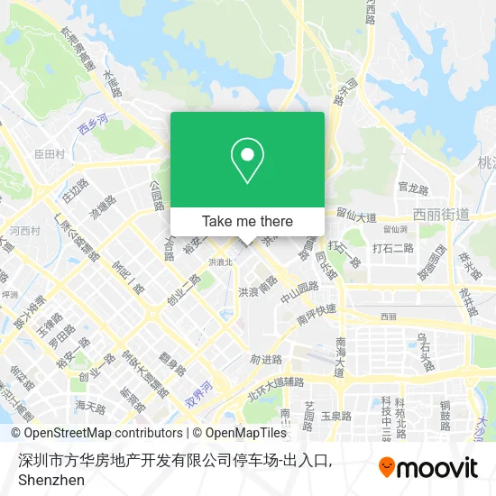 深圳市方华房地产开发有限公司停车场-出入口 map