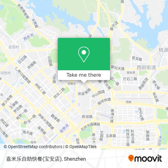 嘉米乐自助快餐(宝安店) map