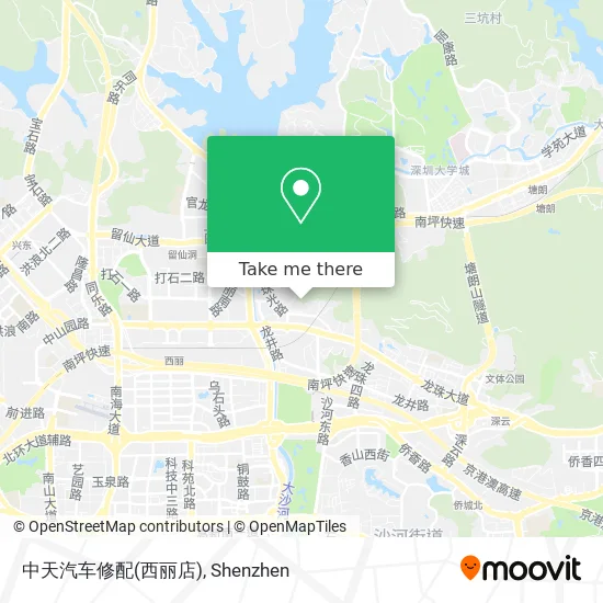 中天汽车修配(西丽店) map
