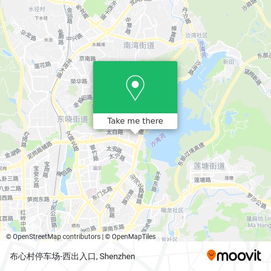 布心村停车场-西出入口 map