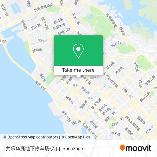 共乐华庭地下停车场-入口 map
