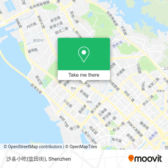 沙县小吃(盐田街) map