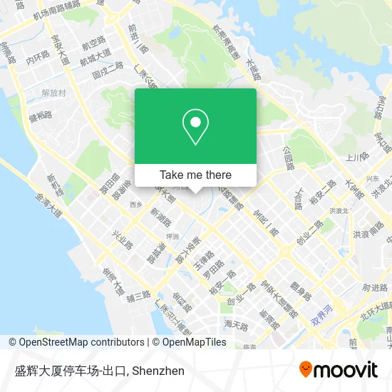 盛辉大厦停车场-出口 map