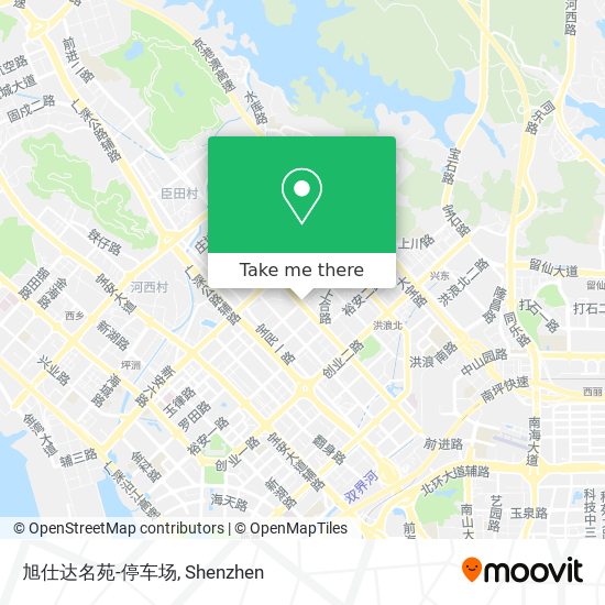 旭仕达名苑-停车场 map