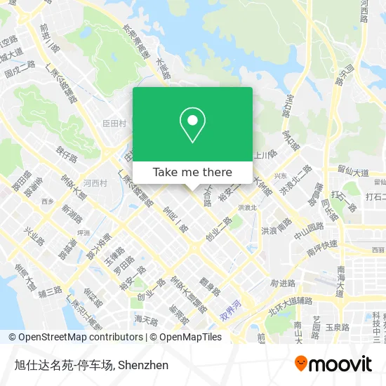 旭仕达名苑-停车场 map