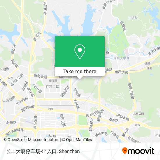 长丰大厦停车场-出入口 map