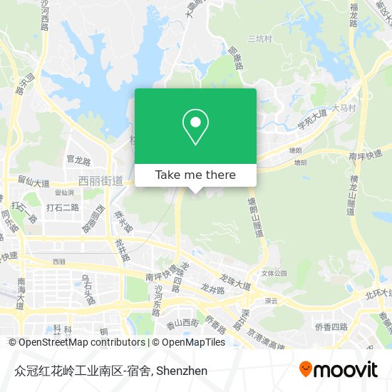 众冠红花岭工业南区-宿舍 map