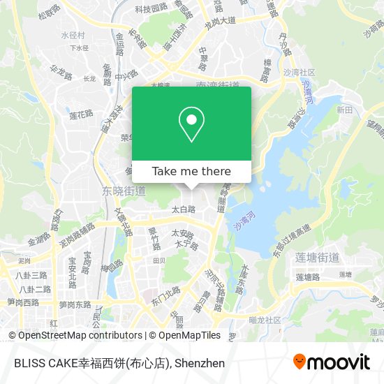 BLISS CAKE幸福西饼(布心店) map