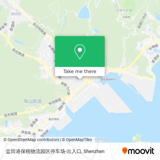 盐田港保税物流园区停车场-出入口 map