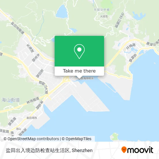 盐田出入境边防检查站生活区 map