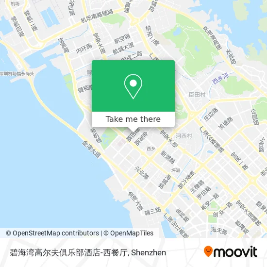 碧海湾高尔夫俱乐部酒店-西餐厅 map