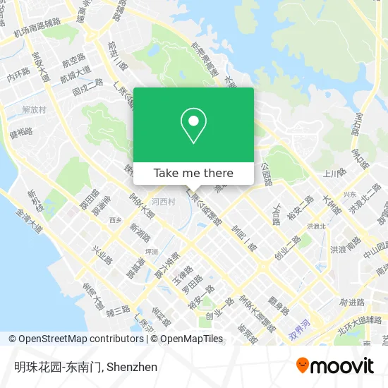 明珠花园-东南门 map