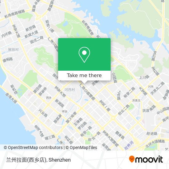 兰州拉面(西乡店) map